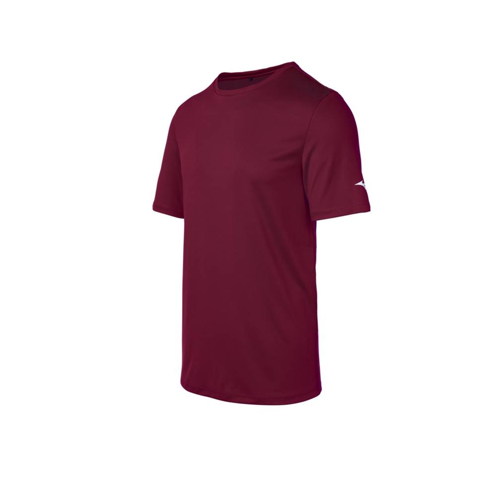 Mizuno Men's T-Shirts Burgundy (530060-OXK)